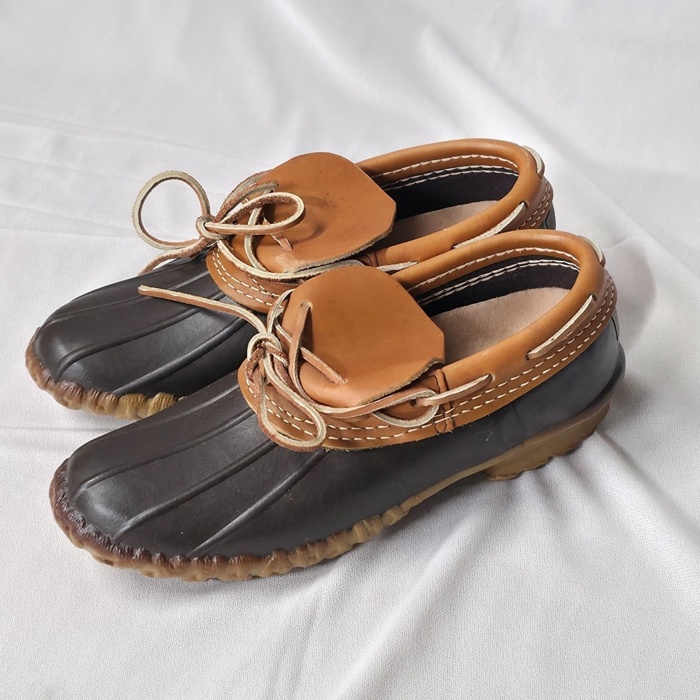 Vintage LL Bean Women's Maine Hunting Moc Slip On Duck Shoe Size 7
